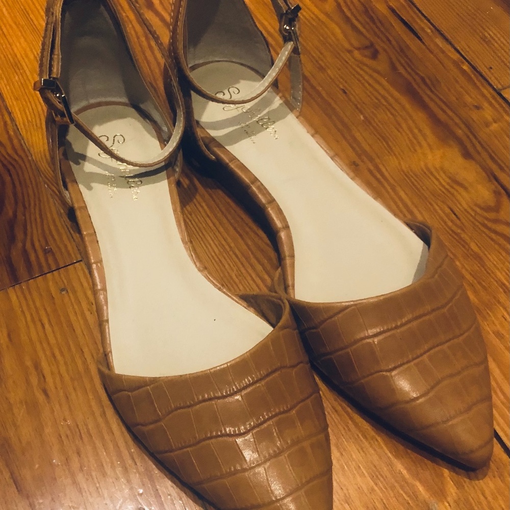 Seychelles Croc Embossed Flats